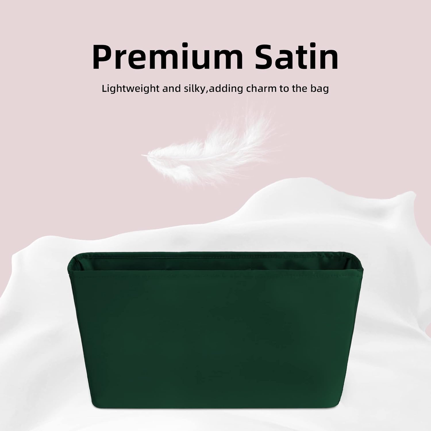 DGAZ Silk Purse Organizer Insert Fits GYARD Anjou/Artois/Staint Louis bag，Silky Smooth Bag Organizer，Luxury Handbag & Tote Shaper(Bambou,Staint LouisPM)