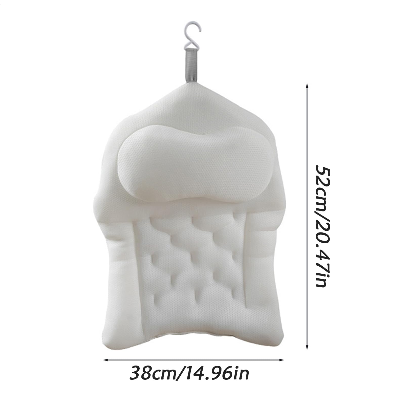 Cuscino Da Bagno Cuscino Poggiatesta Doccia Con Ventose | Supporto Collo Vasca Da Bagno 4D Ideale Per Doccia, Bagno, Casa, Appartamento, Piscina All'Aperto, Spa, Campeggio, Donna E