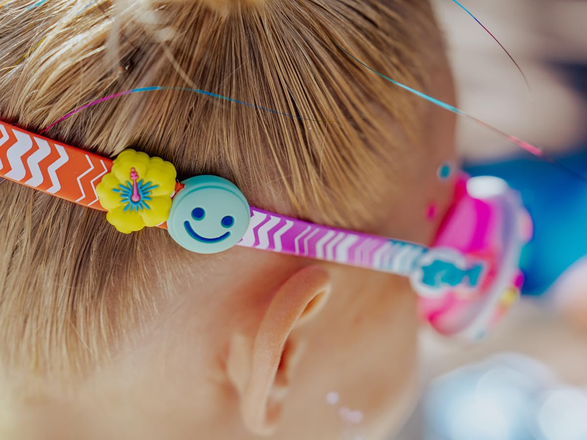 Bling2o Lunettes de Natation Enfant Bestie – 6 ans+,100% Silicone, Protection UV & Anti-buée, Sans Latex, Sangle Réglable