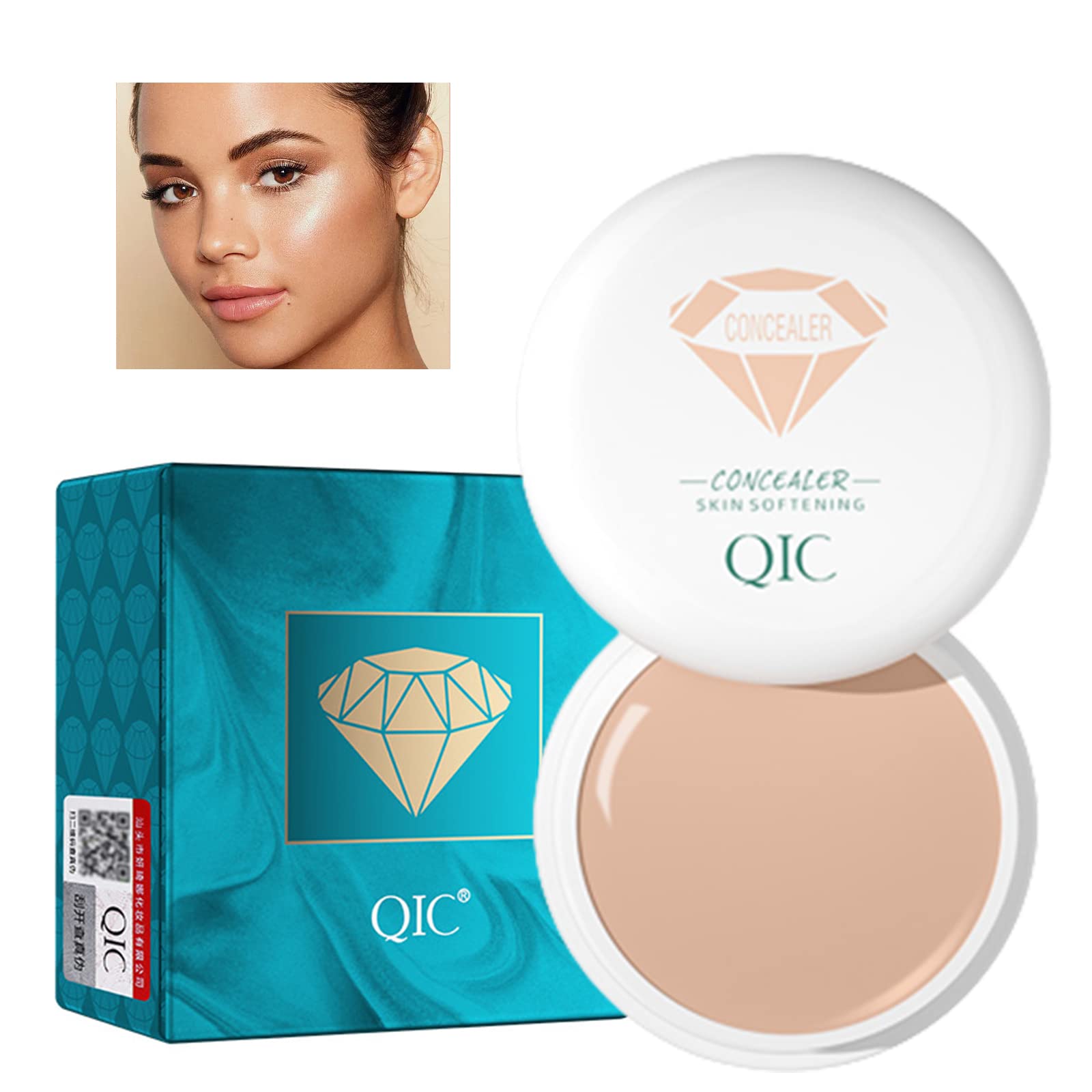 VUCATIN Waterproof Full Coverage Concealer - Moisturizing Makeup for Dark Spots, Scars, Vitiligo - Body Makeup Cover