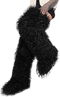 YXCFEWD Women's 29-Inch Over the Knee Faux Fur Boots - Fluffy Thigh High Winter Snow Boots for Ultimate Warmth & Style