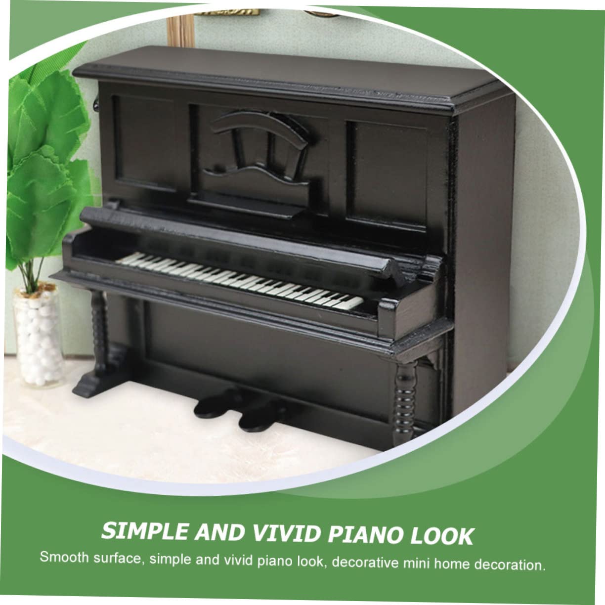 ミニチュアピアノアンティークドールハウス