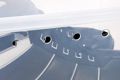 Miniatura 3 de IRIS USA Amplia caja apilable de almacenamiento de zapatos con puerta abatible y rejillas de ventilación, paquete de 4, resistente bufanda de