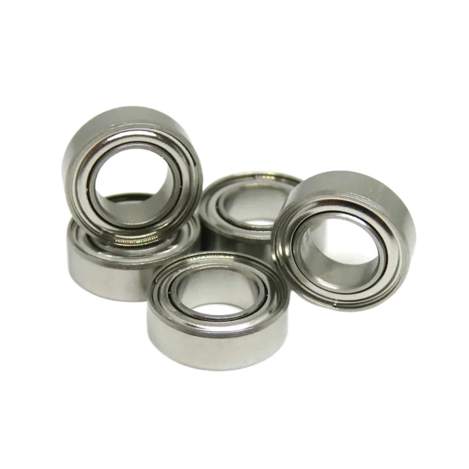 NOBIRTBSA 10 Pieces ABEC7 5x11x4 SMR115ZZ CE Hybrid Ceramic Bearing SMR115 SMR115C ZZ Fishing Reel Bearing 5 * 11 * 4 RC Bearing(SMR52C-ZZ 2x5x2.5mm)