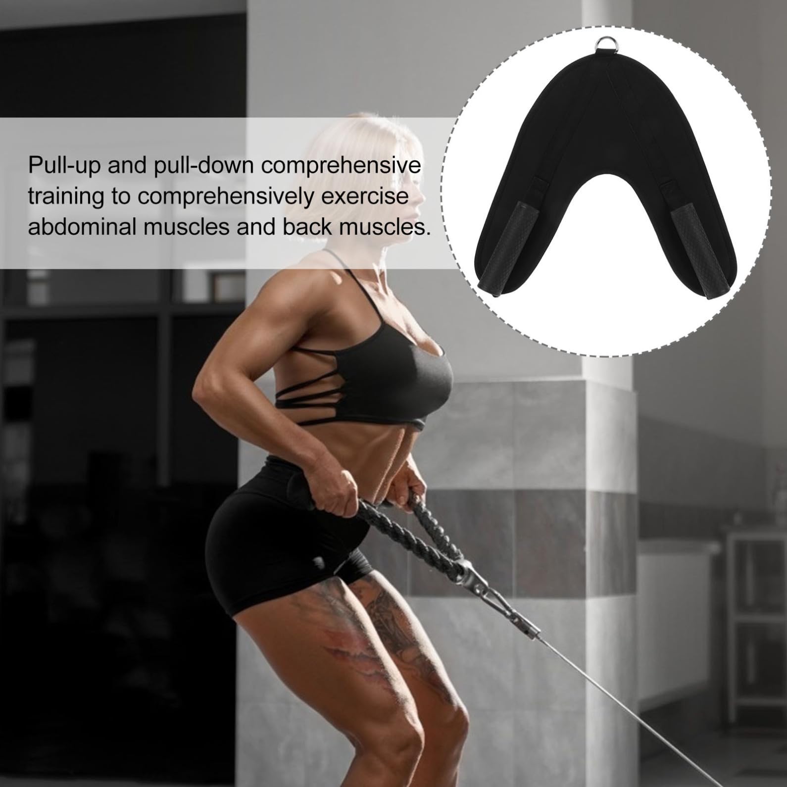 BESPORTBLE 3stücke Professionelles Bauchmuskeltraining Mit Abnehmbarer Trainingsbandage Hochwertiges Fitnesszubehör Für Effektives Core-Training Und Home-Gym Schwarz