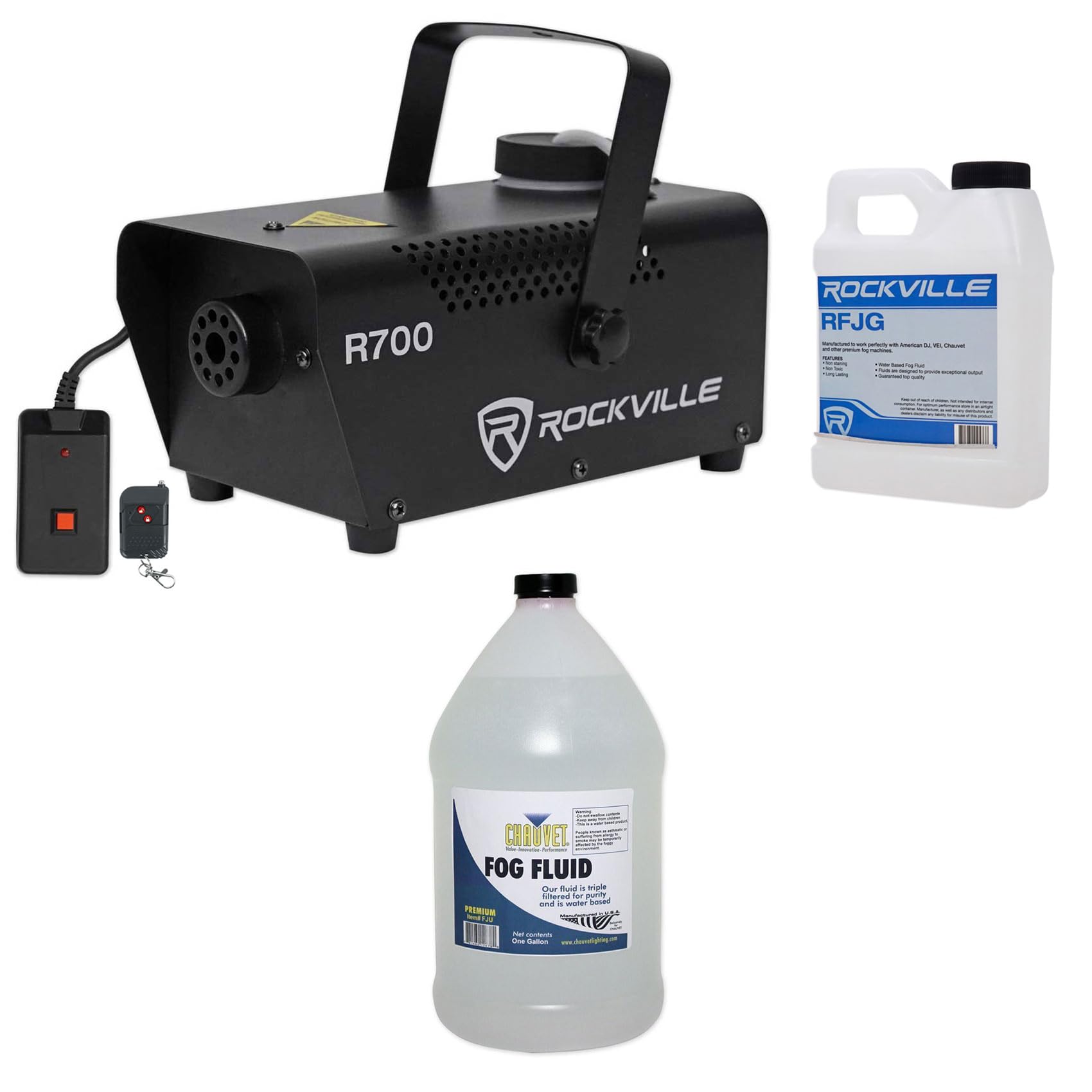 Amazon.com: Rockville R700 Fog/Smoke Machine Fogger+Remote+Gallon