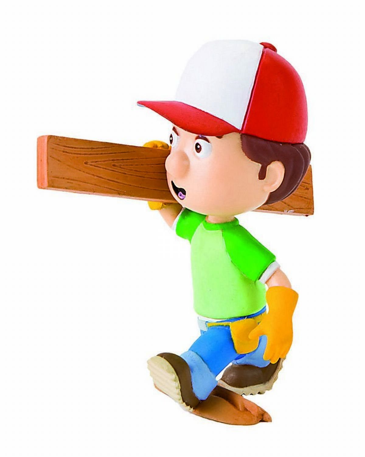 Bullyland Natural 12752 Toy Figure Walt Disney Master Manny Manny With Wooden Beams Approx. 8.5 Cm
