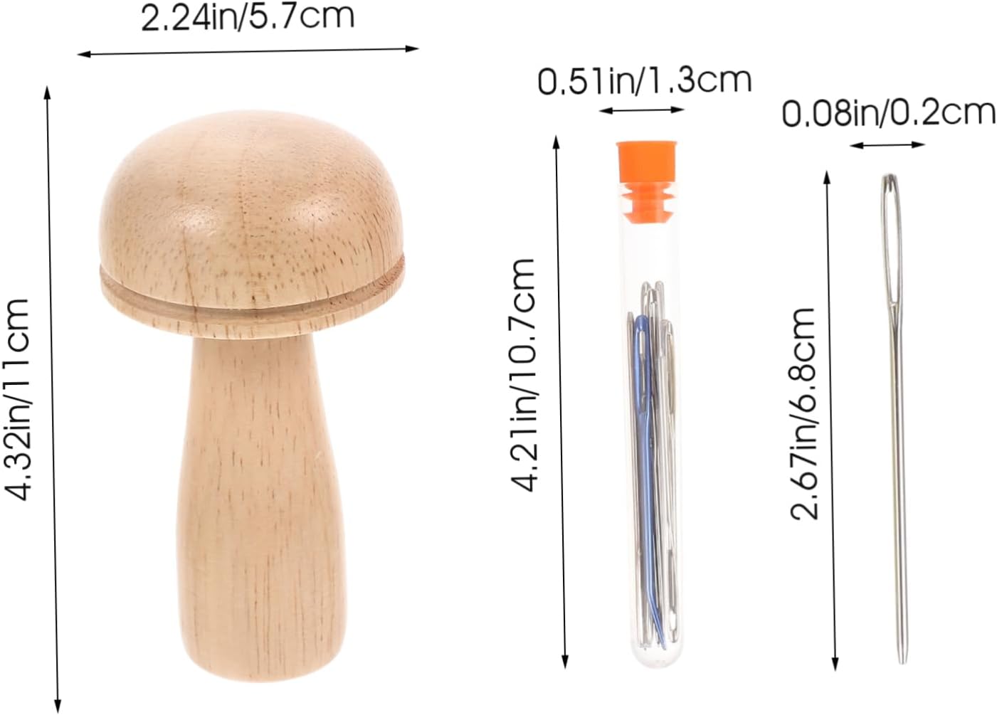 PLAFOPE 1Set Knitting Tool with Multi-Function Yarn Needles Portable Household Darning Needles Professional Tapestry and Safety Yarn Needles for DIY Projects and Crafts
