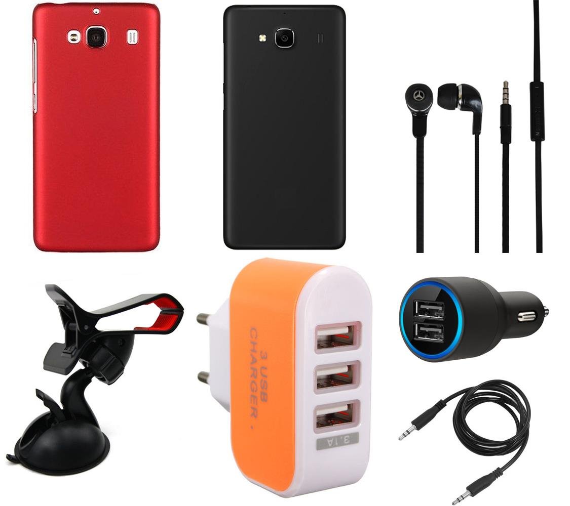 NIROSHA Cover Case Car Charger Headphone Mobile Holder Charger car