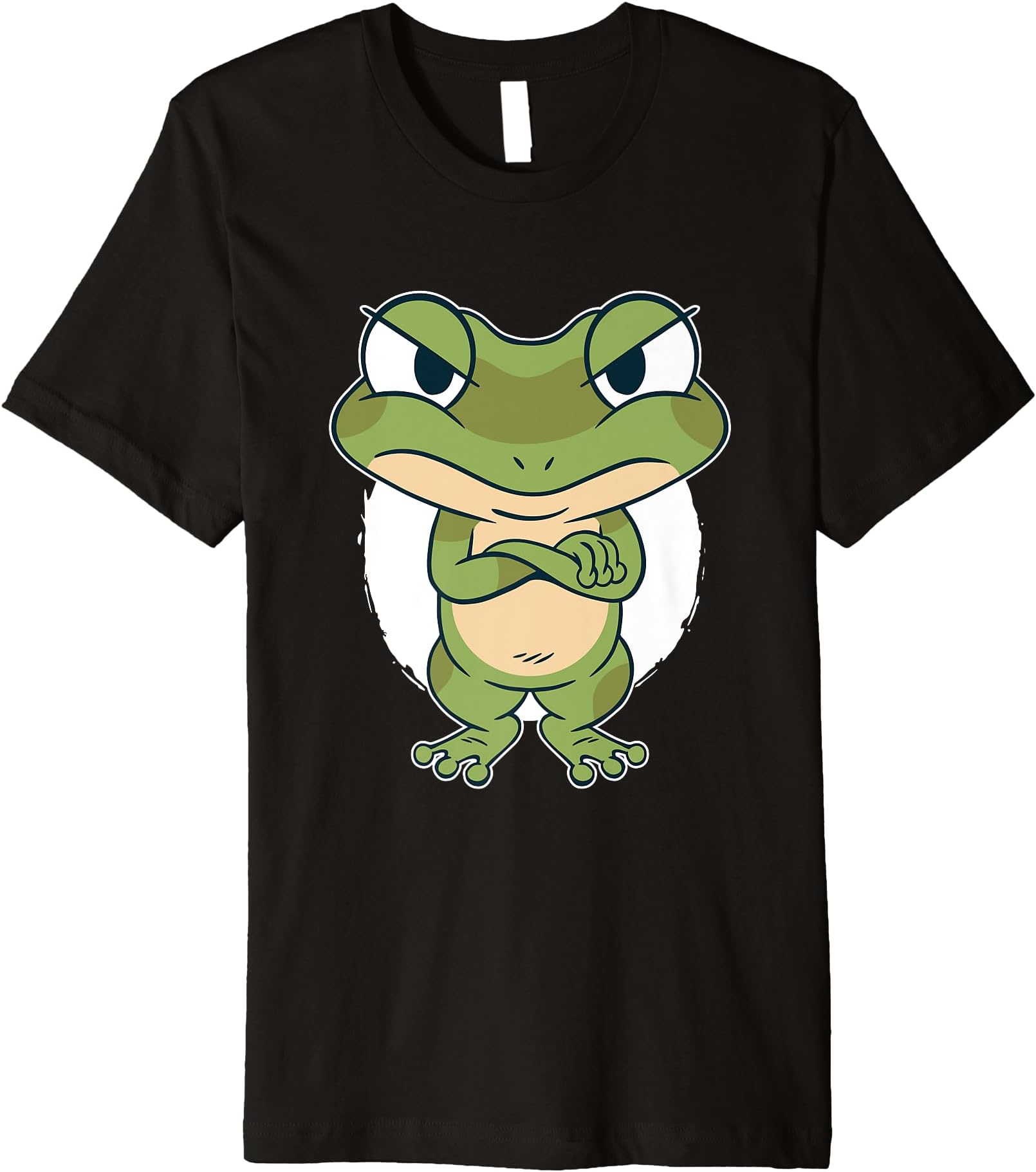 Green Frog comicstyle Treefrog Animal AmphibianWildlife Premium T-Shirt