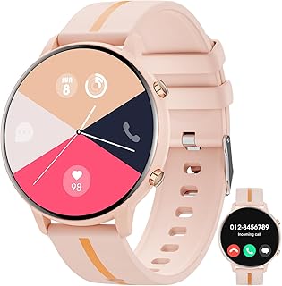 Smart Watch,1.39" Touch Screen Smart Watches for Men Women Answer/Make Call, Fitness Watch with Heart Rate Sleep Monitor, Multiple Sports Modes, IP67 Waterproof Activity Tracker for Android iOS iPhone