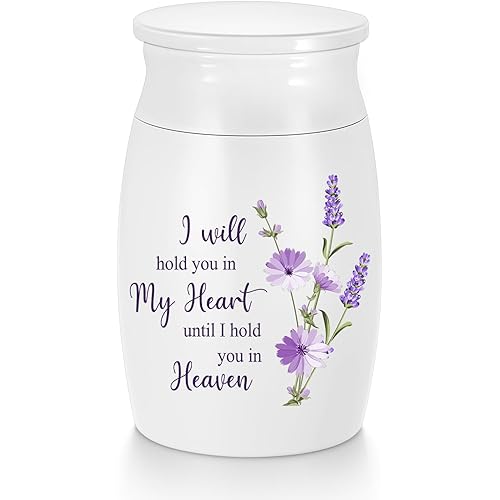 Small Urns for Human Ashes 3 Inch Mini White Urn Aluminium Memorial Small Keepsake Urn Mini Cremation Funeral Urn Ashes Holder