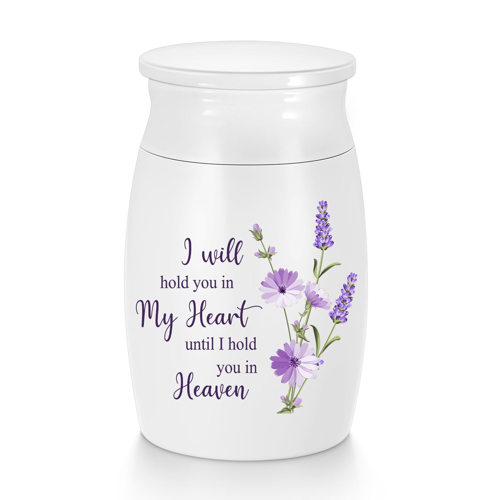 Small Urns for Human Ashes 3 Inch Mini White Urn Aluminium Memorial Small Keepsake Urn Mini Cremation Funeral Urn Ashes Holder