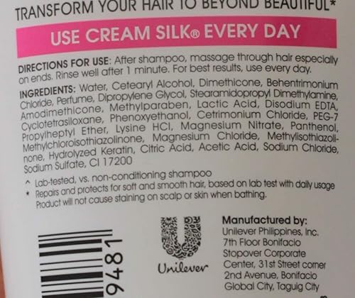 Miniatura 2 de Lote de 2 acondicionadores Cream Silk destacados recto para cabello liso Creamsilk 6.1 fl oz