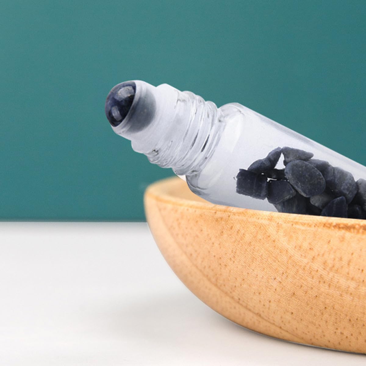 Alipis 10 Botellas Rodillo de Vidrio para Aceites Esenciales Tapa de Aluminio y Diseño Portátil, Ideales para Actividades Diarias y Viajes