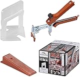 KIT DISTANZIATORI LIVELLANTI RAIMONDI RLS - 100 BASI + 100 CUNI + 1 PINZA Basisset