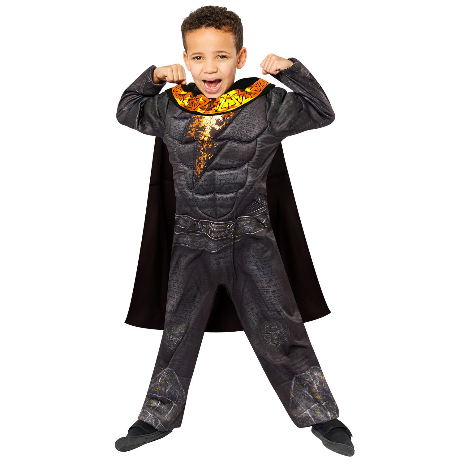 amscan Childs Boys Officially Licensed Warner Bros. Black Adam Superhero Fancy Dress Costume