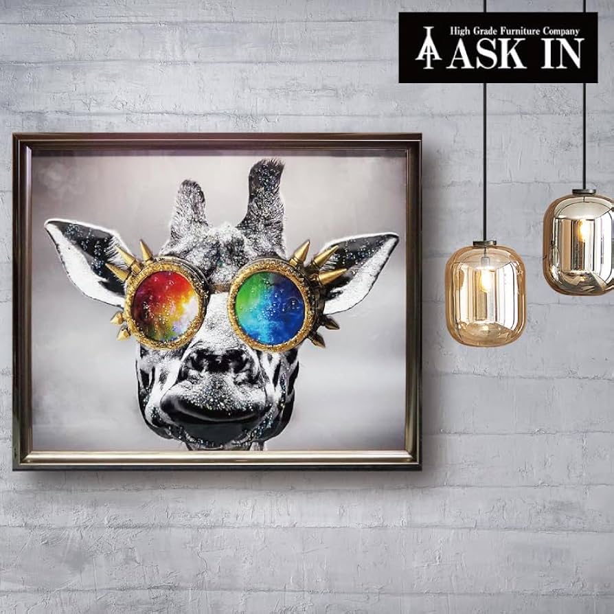 Amazon.co.jp: クリスタルアート キリングラス41 アートパネル 66x56cm