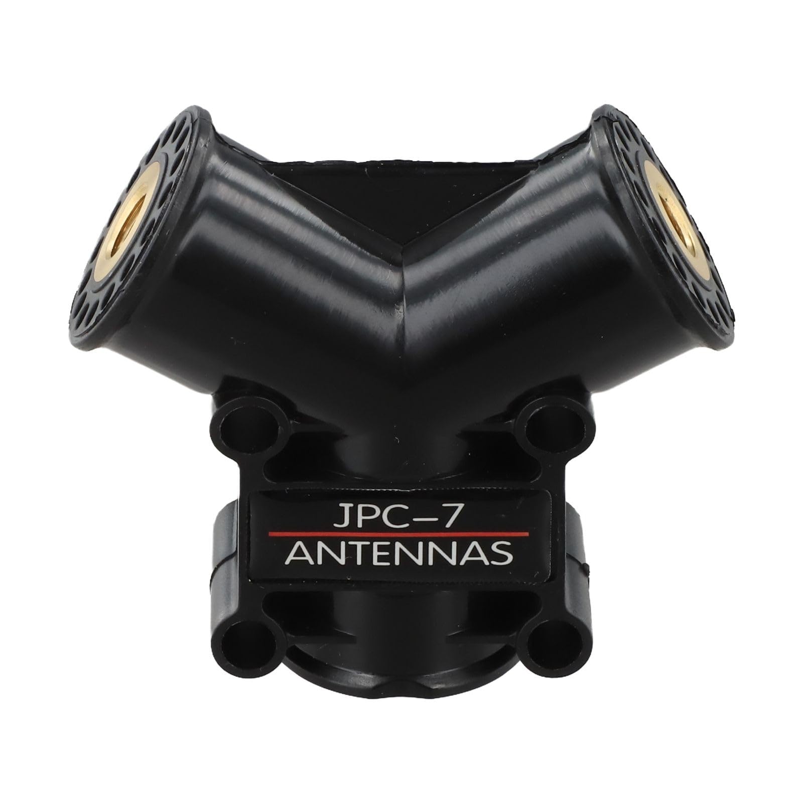 Base antenna a V per JPC-7 M10 5,58 m, supporto portatile in alluminio con filettatura M10 per comunicazioni radio esterne, nero