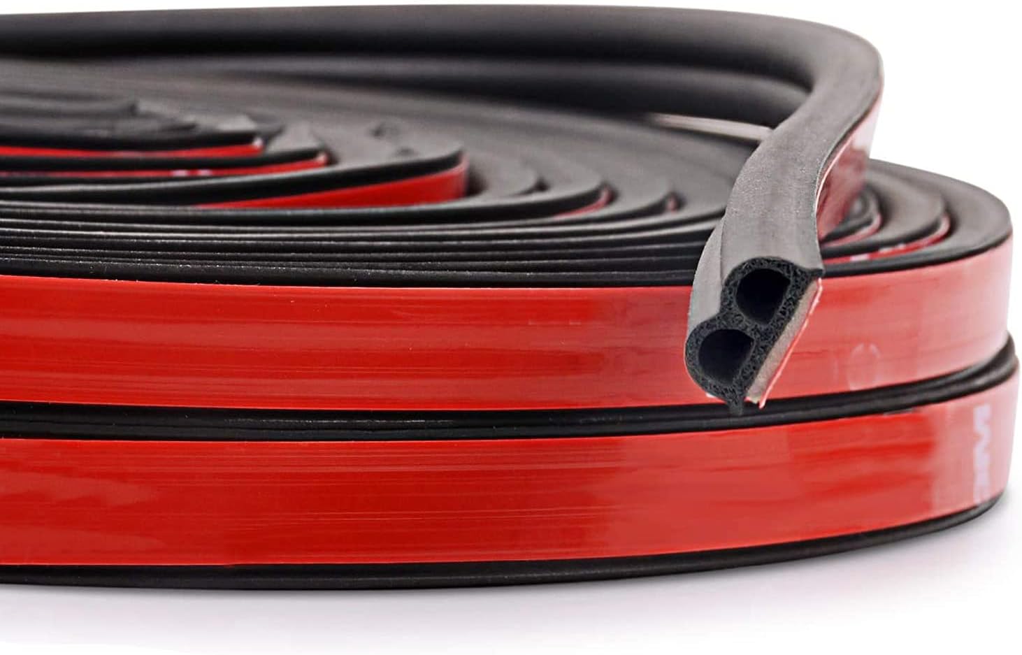 JMgist Updated Total 32.8 Ft Automotive Seal Strip Rubber Edge Weatherstrip for Car Window Door Protector Soundproofing Engine Cover Trim B Shape(2 Pack)