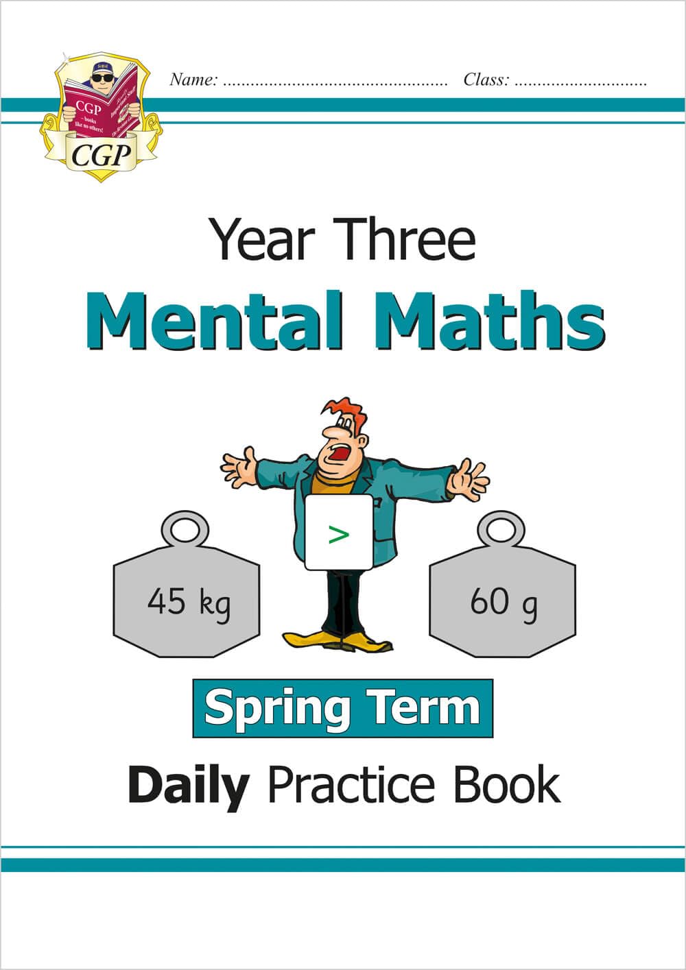 KS2 Mental Maths Year 3 Daily Practice Book: Spring Term by CGP Books