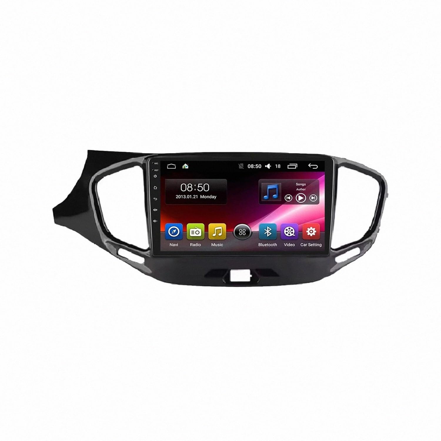 Ekran Carplay Dla Apple Carplay Android Auto dla Lada Vesta 2015-2018 Przenośny Ekran Dotykowy Z Siri, Bluetooth, Nadajnikiem, Sterowaniem Głosowym, 4 Rdzeń 2G+32G