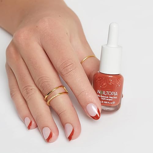 Miniatura 2 de Nailtopia Esmalte de uñas de origen biológico, sin astillas, esmalte de uñas de secado rápido, con infusión de superalimentos, esmalte de uñas