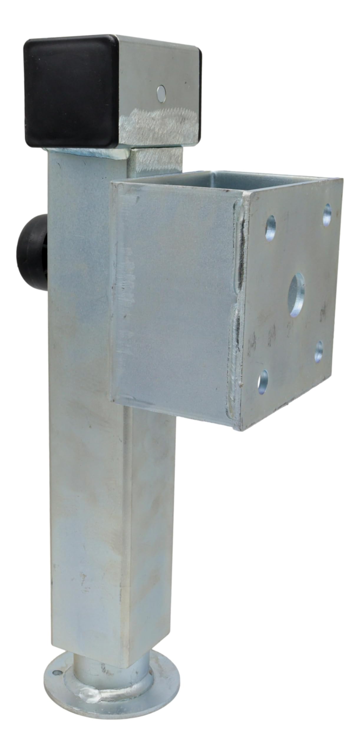 trailer parts4u 2X Schwenkstütze 1300/2600kg 380mm Konsole 85mm Hubstütze Ausdrehstütze Kurbelstütze PKW Anhänger inkl. Kurbel