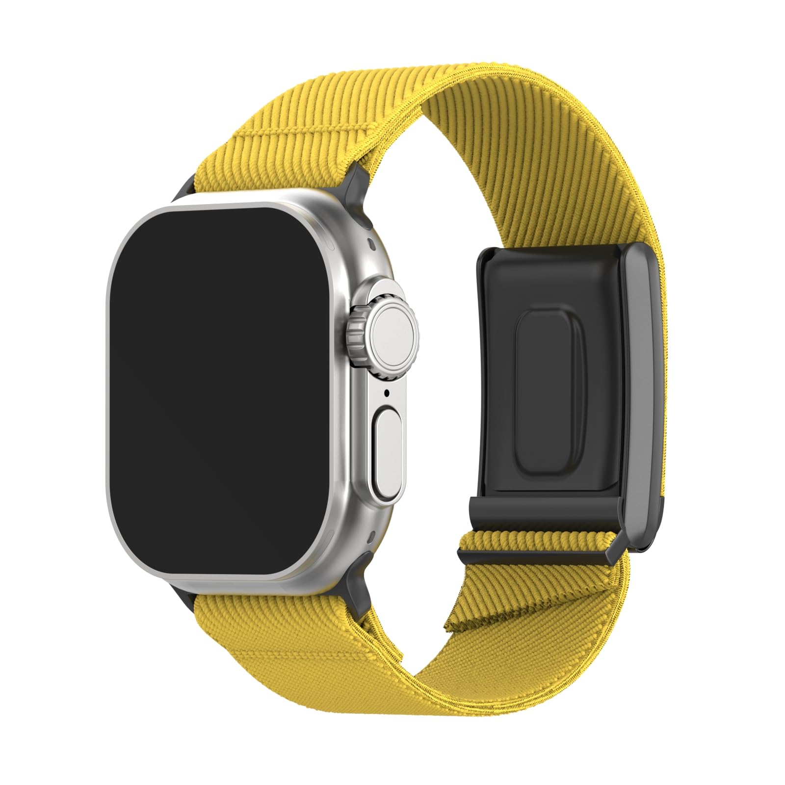 Nylon Hybrid Strap Compatible with Apple Watch + Whoop 4.0, Odor Resistant and Breathable Nylon band