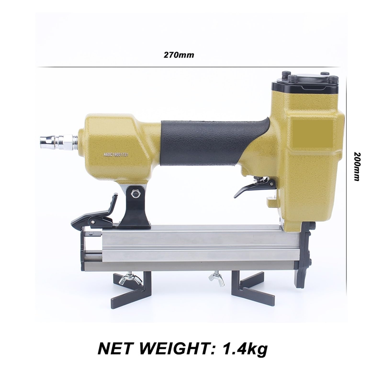 Meite V1015B Pneumatyczna Gwoździarka V Pistolet Do Gwoździ Typu V Zszywacz Owy 4 * 10,3 Mm 7-15 Mm Do precyzyjnego frezowania