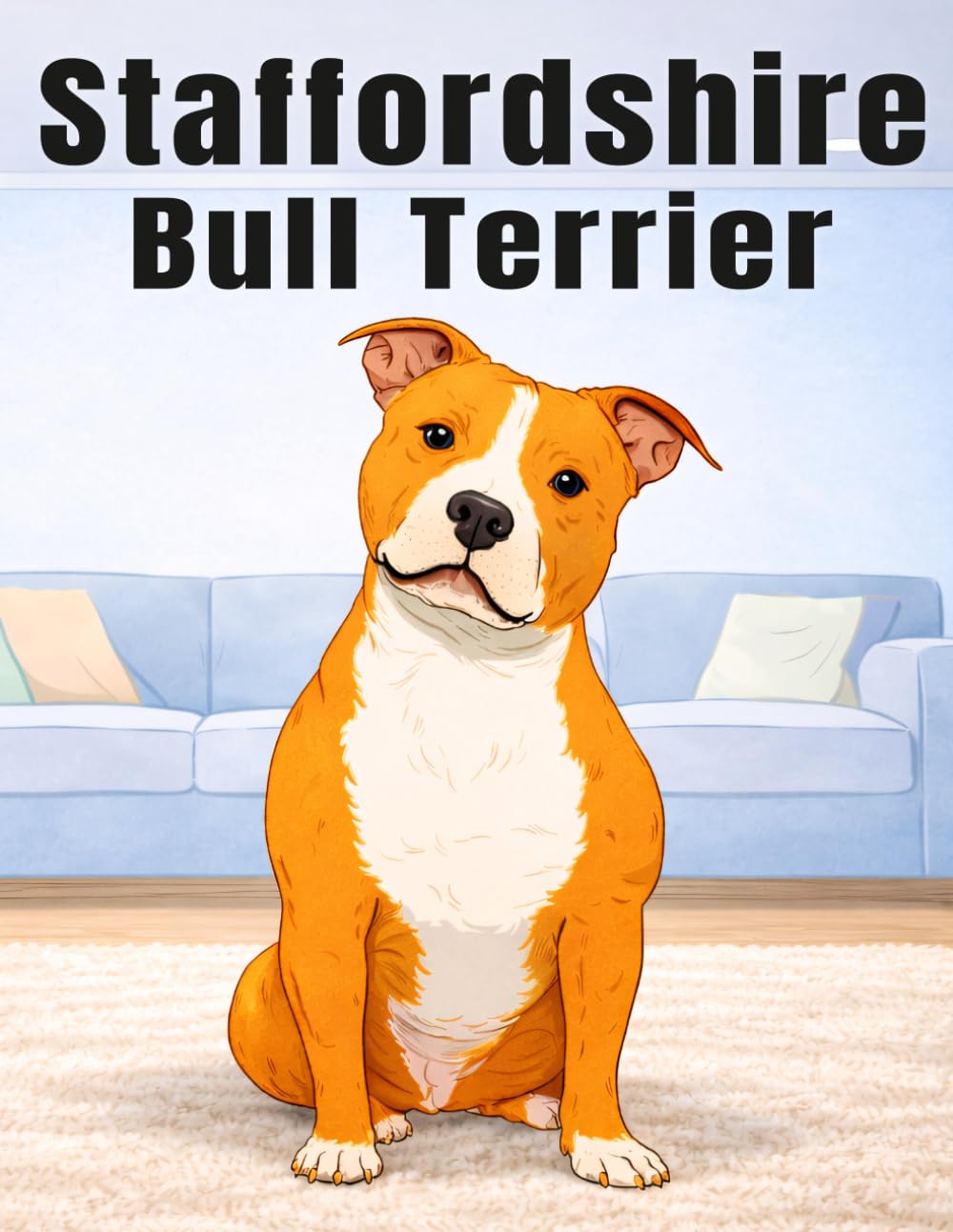 Staffordshire Bull Terrier: Amazing Dog Coloring Book Featuring Strong, Loyal Dogs, Playful Moments, and Heartwarming Scenes for Relaxation, Stress Relief, and Creative Fun (My Cute Dogs Collection)