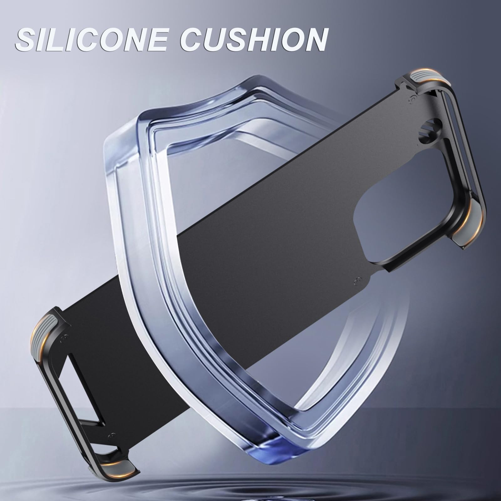Metall Hülle Für iPhone 16 Pro Max/16 Pro/16 Plus/16, Randlos Magnetisch Ring Handyhülle Luftfahrt Aluminium Schutzhülle mit Aroma-Funktion,Schwarz,16