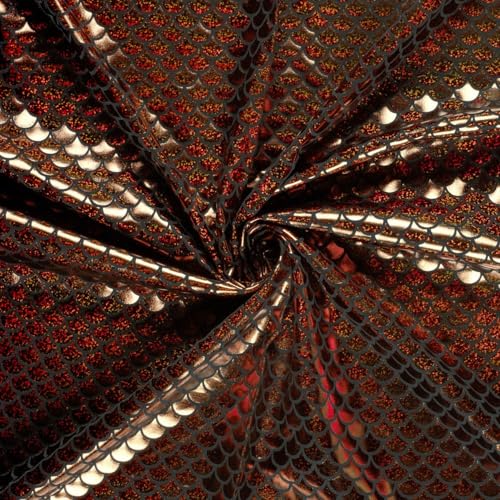Tissu Spandex Élastique Bronze 5MTR Haute Flexibilité pour Costumes