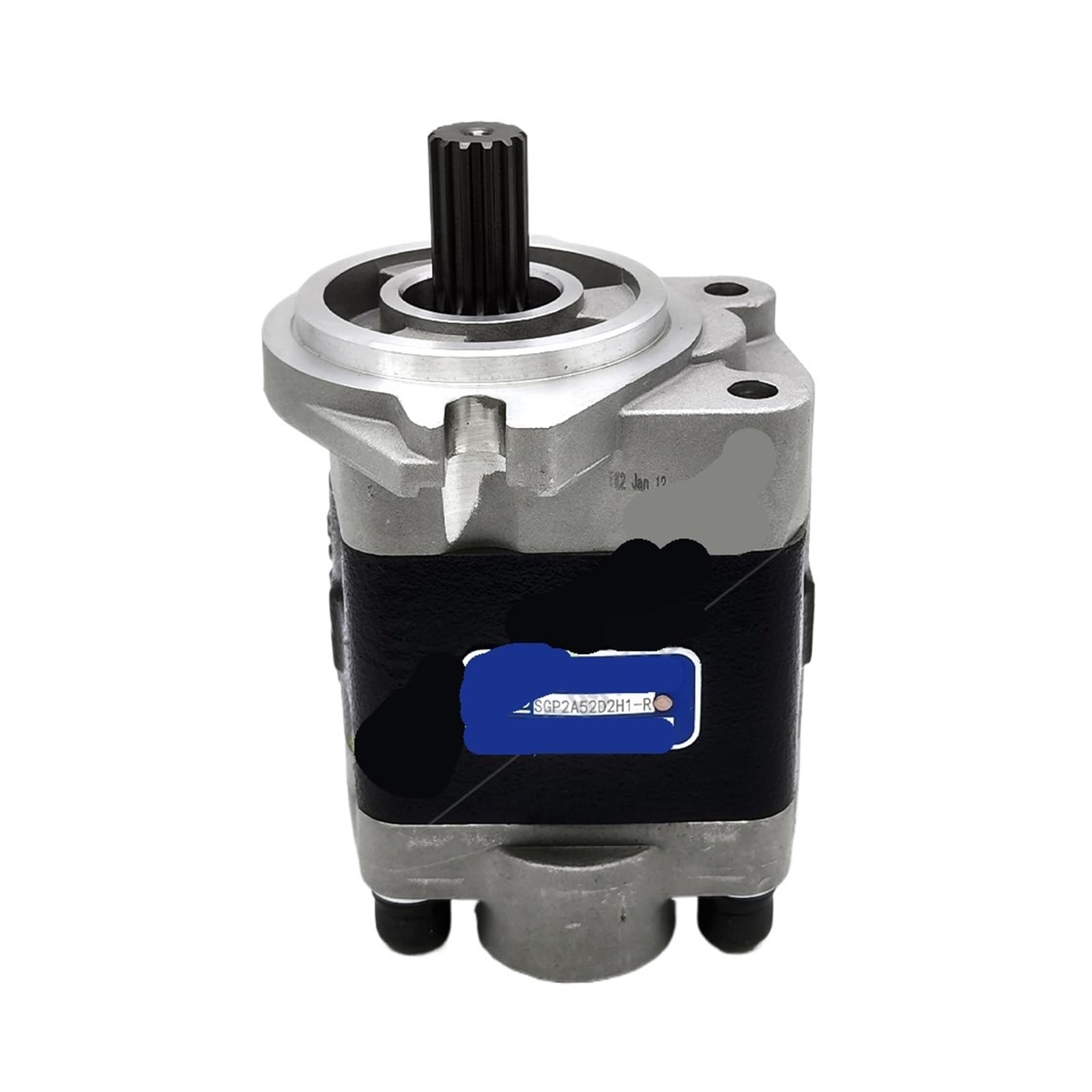 LUNMENGCC Hydraulic Gear Pump Sgp2a52d2h1-L Sgp2a52d2h1-R Gear Forklift Hydraulic Pump Sgp2 Spline Shaft 13 Teeth
