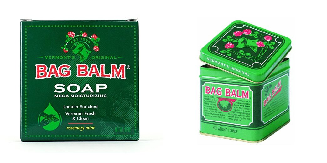 Bag BalmMega Moisturizing Bar Soap, Rosemary Mint, 3.9oz, and Ointment-1oz Per Jar Combo Pack