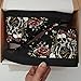 AWSOLE Skull High Top Sneaker for Men Women Fashion Rose Gothic Black Canvas Shoes Unisex Lace Up Casual Tennis Walking Flat Shoes