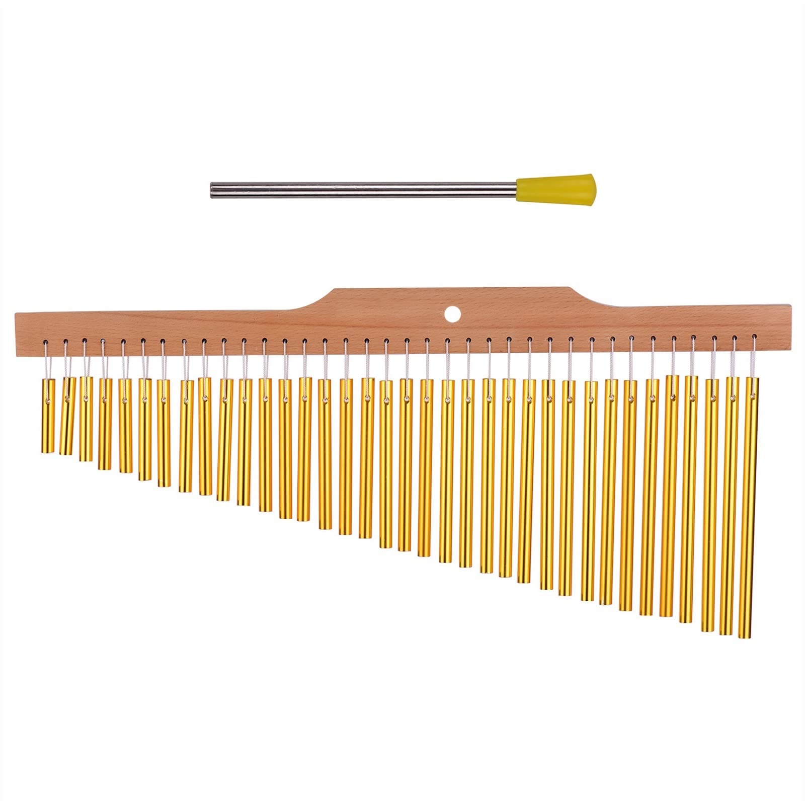 Percussão Musical 36 Bar Chimes Accessori Per Strumenti A Percussione Con Barra In Legno In Lega Di Alluminio Dorato Xilofoni
