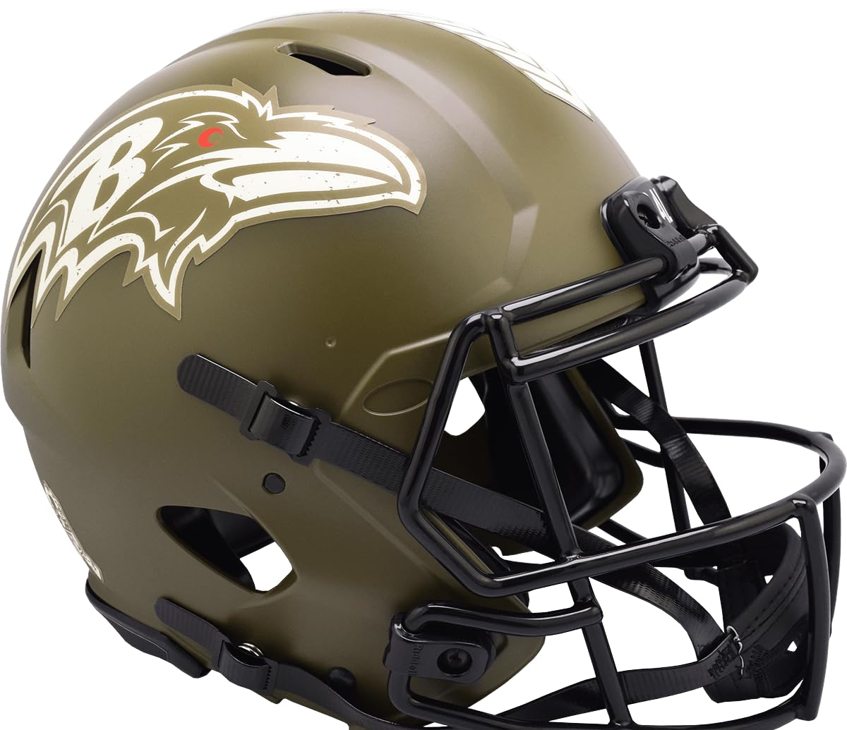 Riddell Baltimore Ravens NFL Salute to Service Speed Authentic Helmet