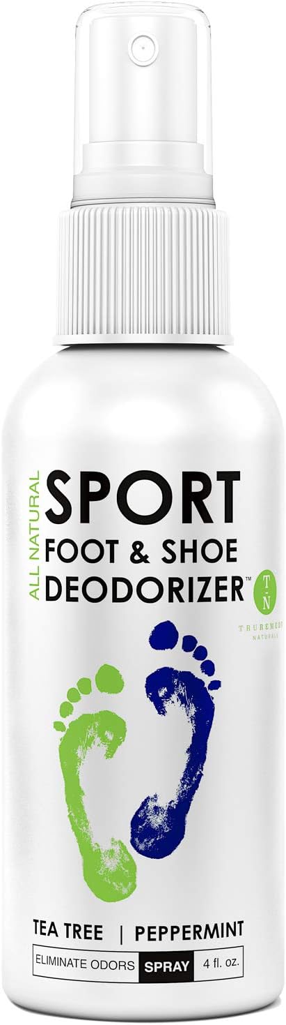 Natural Mint Foot & Shoe Deodorizer, Odor Eliminator Spray For All Shoes - Tea Tree, Peppermint, Foot Deodorant Spray Better Than Insoles, Antiperspirants, Deodorant Balls for Sneakers 4OZ : Amazon.ae: Beauty