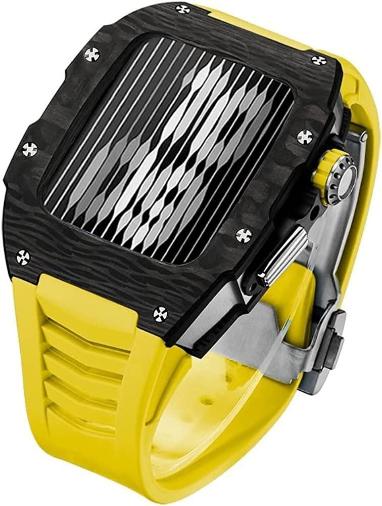 Évitez les rayures sur Apple Watch 8 avec le kit bracelet en caoutchouc antichoc Canbon - 6