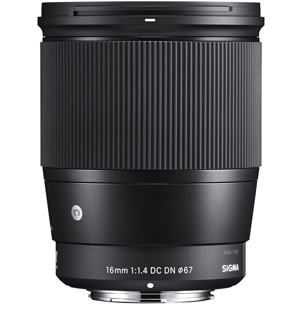 Sigma 16mm F/1.4 DC DN Contemporary Lens for Sony E Mount Mirrorless Cameras (APS- C Format, Black) Sigma 16mm F/1.4 DC DN Contemporary Lens for Sony E Mount Mirrorless Cameras (APS- C Format, Black)