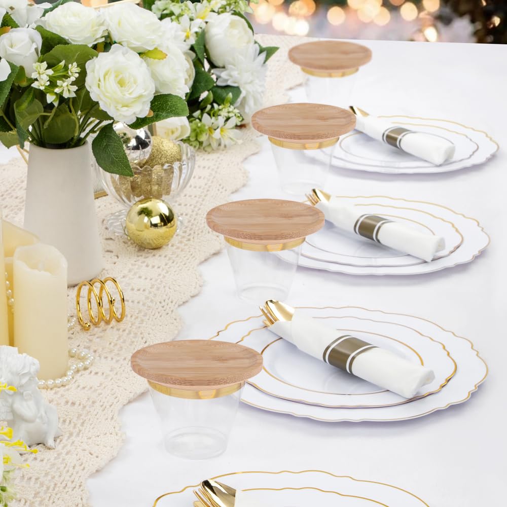 8 Tapas De Madera Para Copas De Vino - Tablas Para Embutidos Y Aperitivos, Decoración Para Fiestas