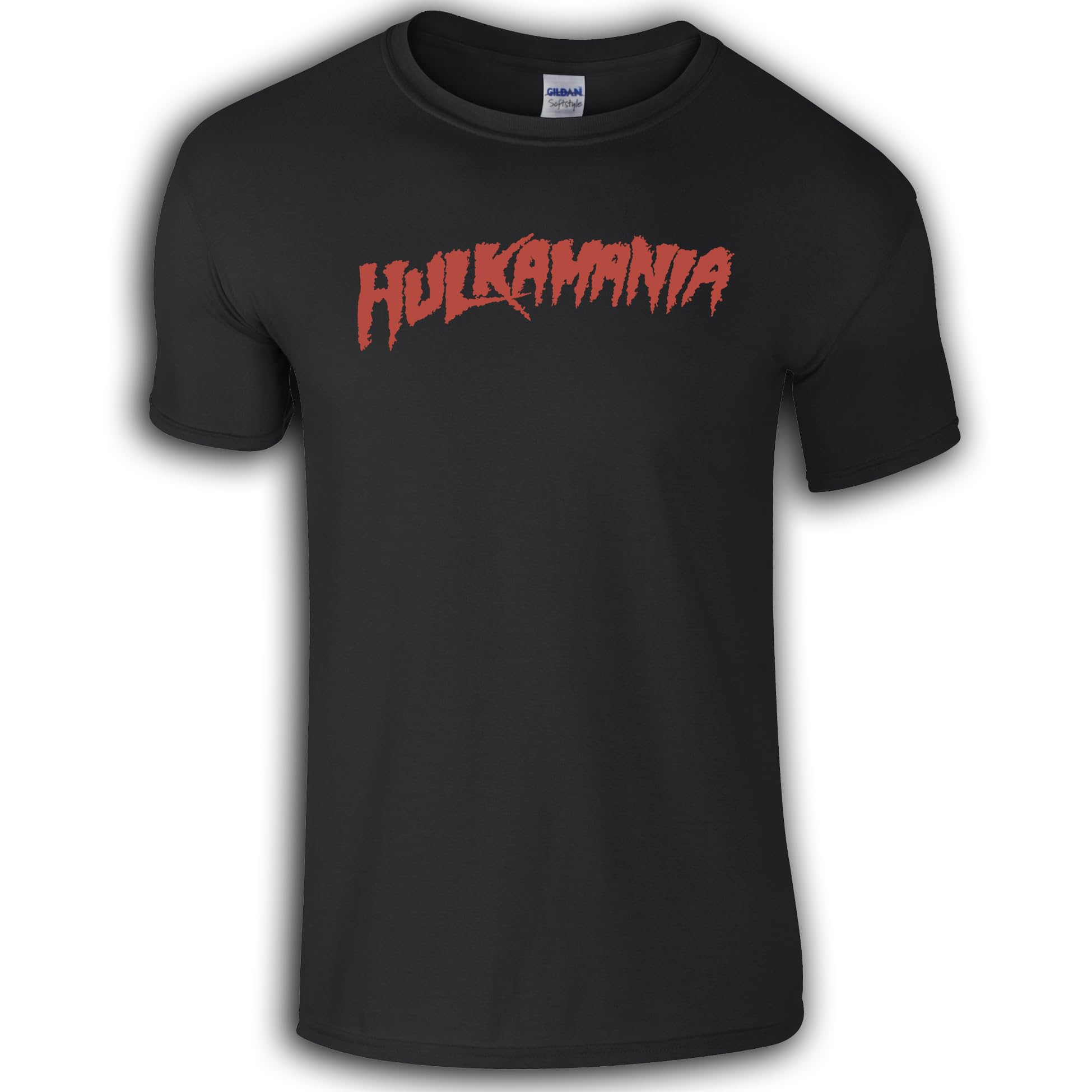 Hulkamania Hulk Hogan Tshirt Fancy Dress Stag Doo (UK, Alpha, XXL, Regular, Regular, Black)