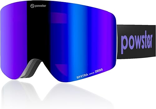 Miniatura 1 de Powster Asteroid Zeiss Lens Gafas de esquí Gafas de snowboard Gafas de nieve para hombres mujeres-ASRedGradSE