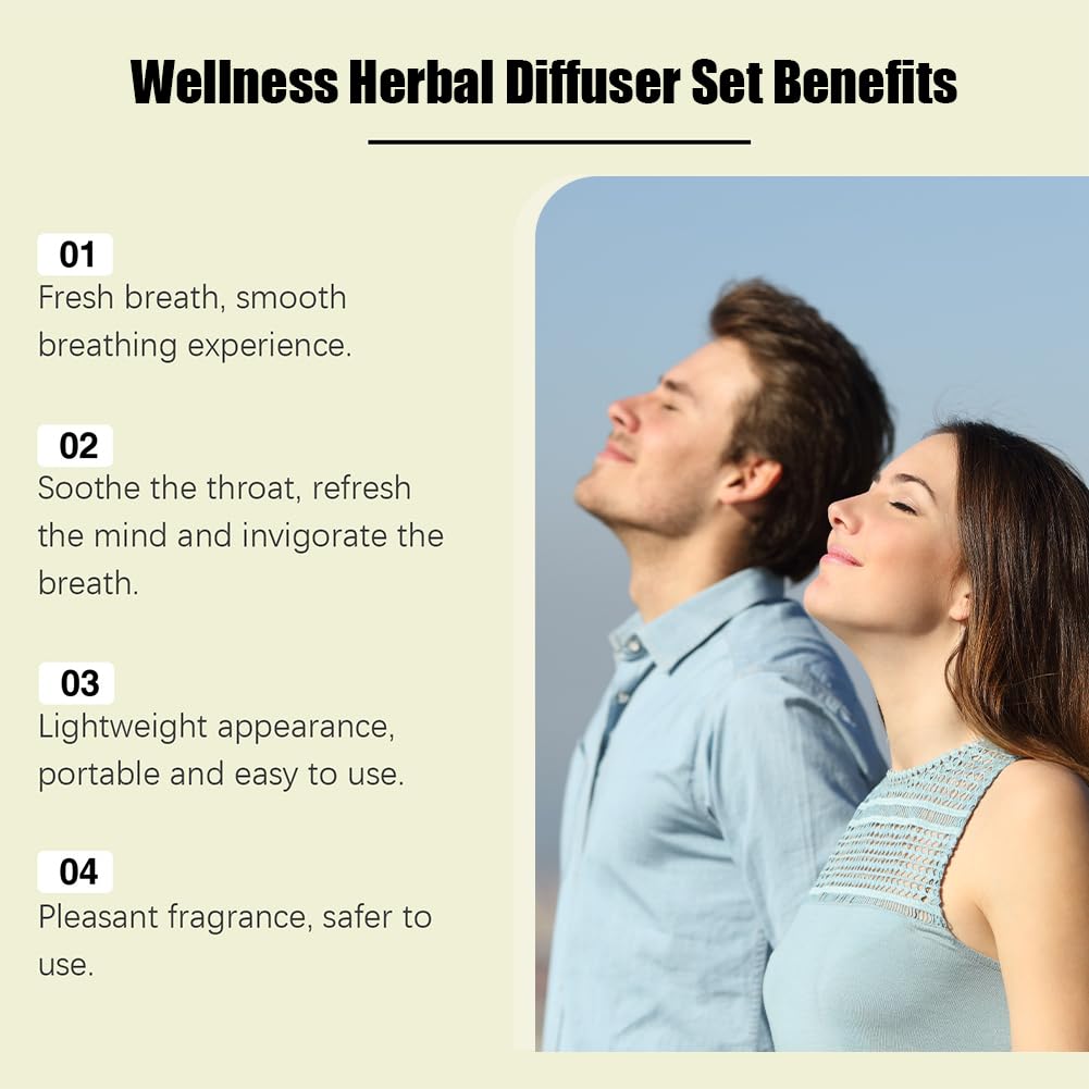 Mugwort Herb Herbal Diffuser Pen, Upgraded Purifier Pens For Sleep ...