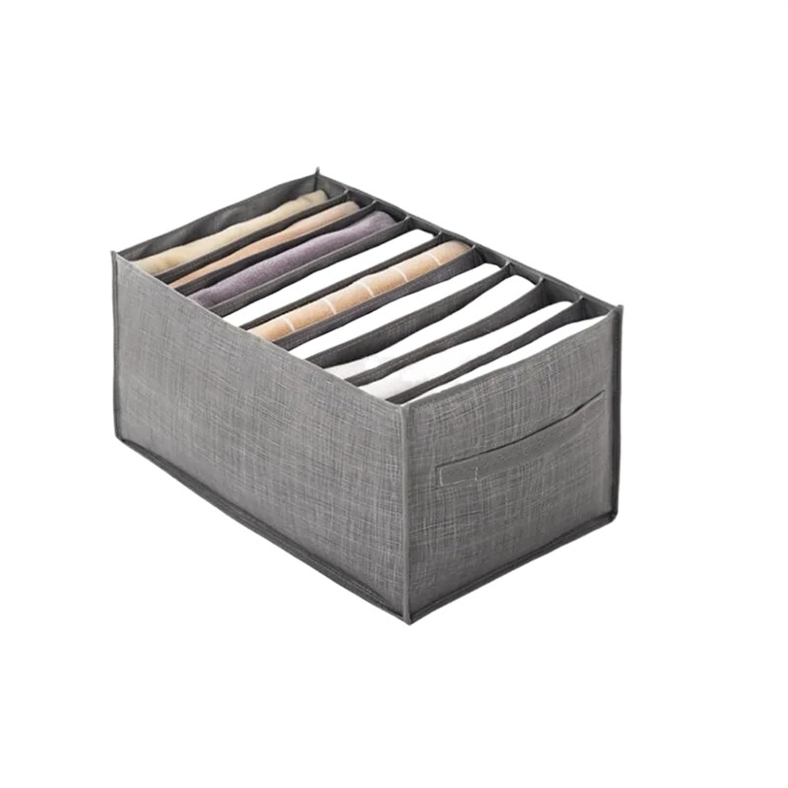 CGUOHU 10pcs Closets Clothes Organizer Drawer Divider Jeans Compartment Storage Box Cabinet Underwear Sock T-Shirt Wardrobe For Wardrobe Storage(9 Grids)