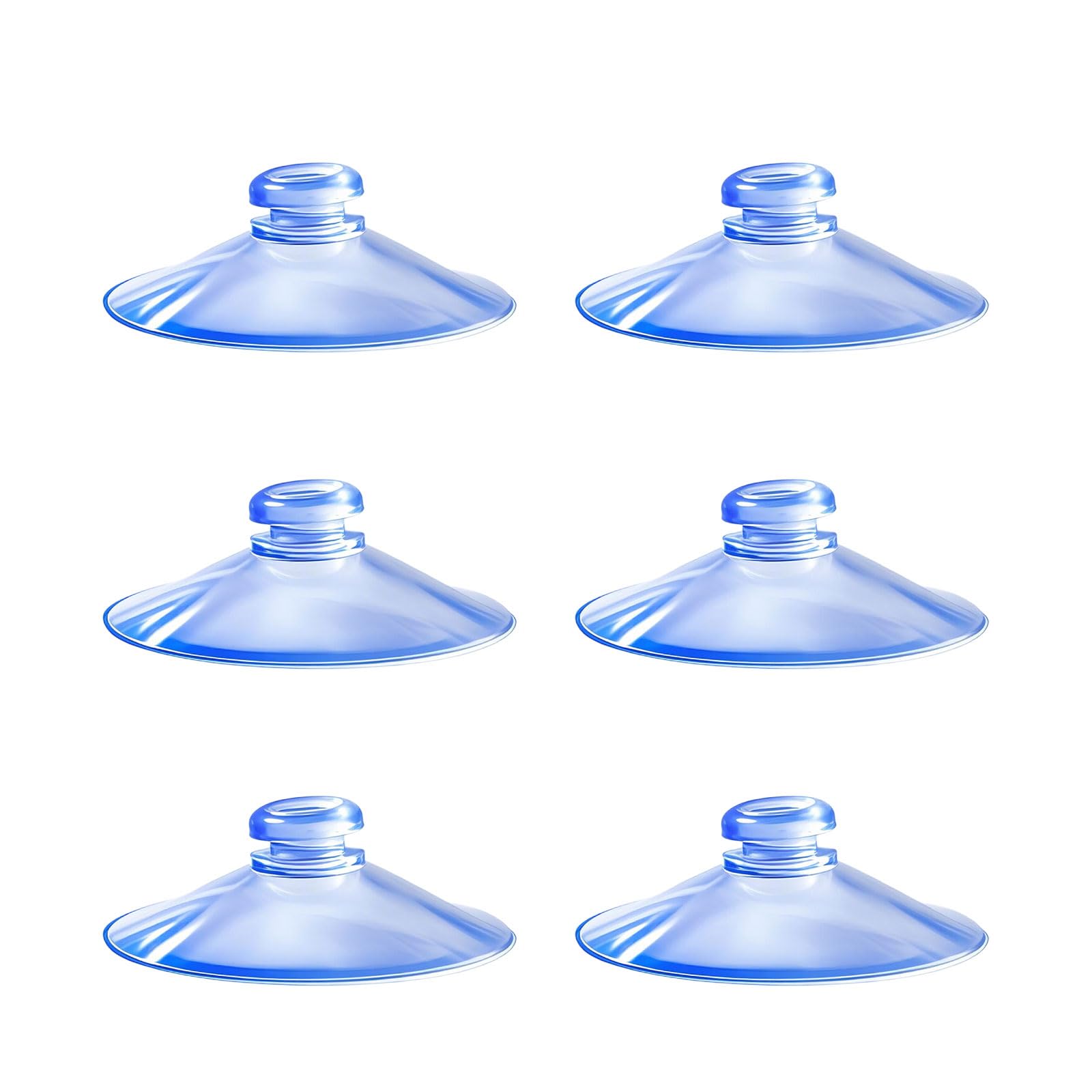 Zxfdsfdbnm 5Cm 100Pcs Strong Adhesive Pvc Suction Cup Clear Mushroom Shape Sponge Holder For Hanging Home Items Clear Pvc Window Cup