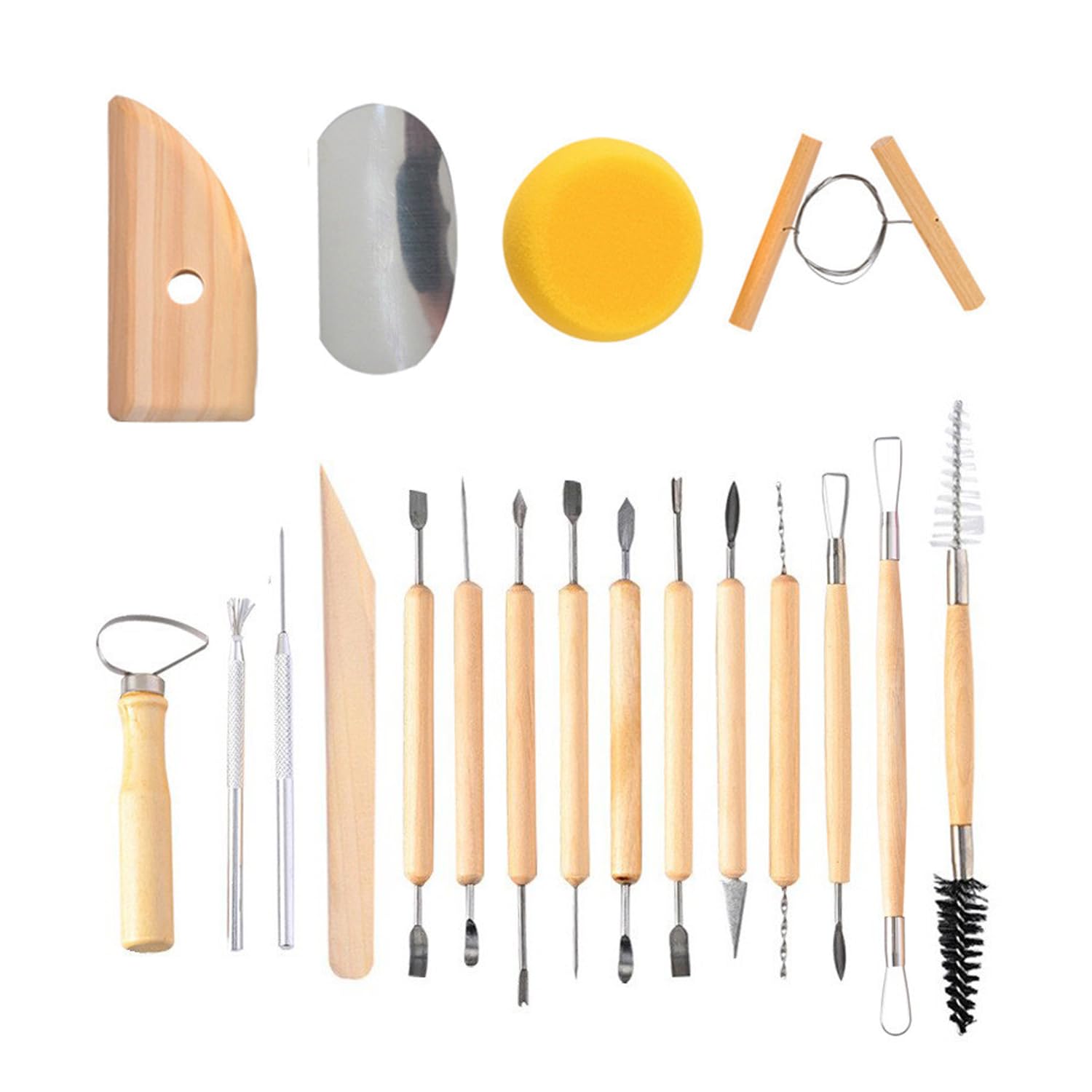 S &amp; E TEACHER'S EDITION 19 Pcs Pottery Tools &amp; Clay Sculpting Tools
