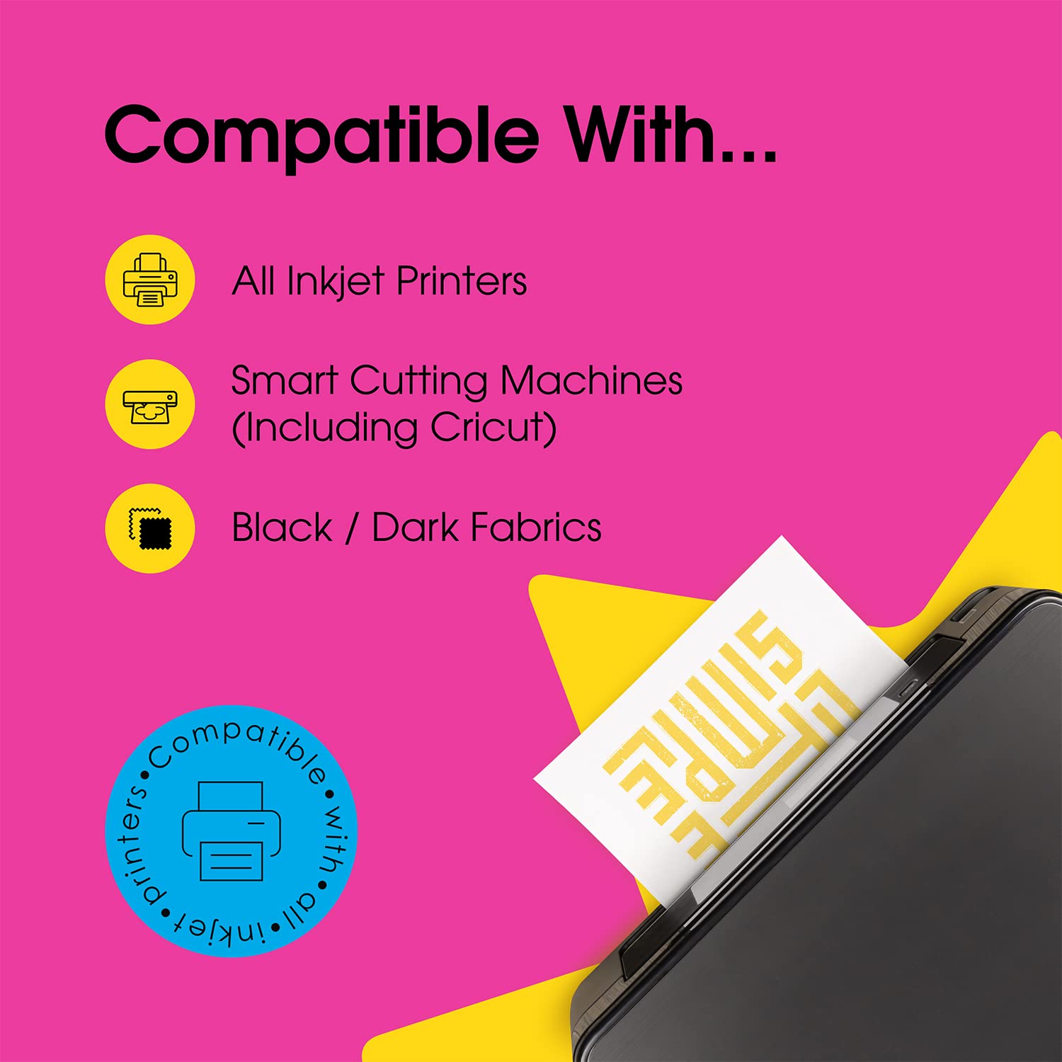 Carta Transfer Termica A4 Per Stampa Su Tessuti Chiari - 20 Fogli Per Stampanti A Getto D'Inchiostro - Foto 4