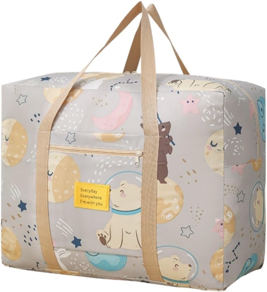 Storage Bag for Clothes Bedding Storage Basket Decorative Basket Rectangular Fabric Storage Bin Storage Container(42 * 34 * 17cm)